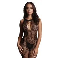 le desir bodystocking koronkowe s-xl z wysokim dekoltem czarne