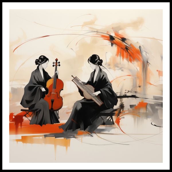 Plakat 100x100cm Harmonia Ciszy zdjęcie 3