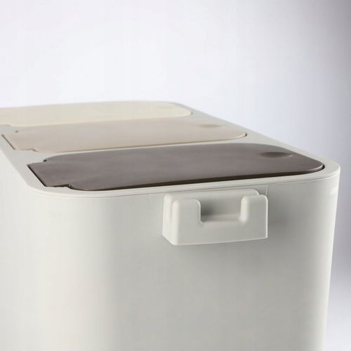 KOSZ DO SEGREGACJI ŚMIECI 3-KOMOROWY 27L SZARY POJEMNIK NA ODPADY na Arena.pl