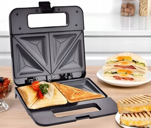 TOSTER OPIEKACZ DO KANAPEK TOSTÓW SANDWICH NIEPRZYWIERAJĄCA POWŁOKA na Arena.pl