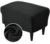 POKROWIEC NA PODNÓŻEK PUF ELASTYCZNY WELUR PREMIUM