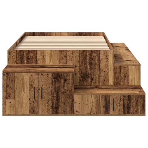 Ramka łóżka z starego drewna 100x200 cm na Arena.pl