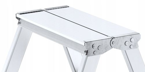 Drabina aluminiowa składana 6 stopniowa 2x6 dwustronna domowa GRATIS na Arena.pl