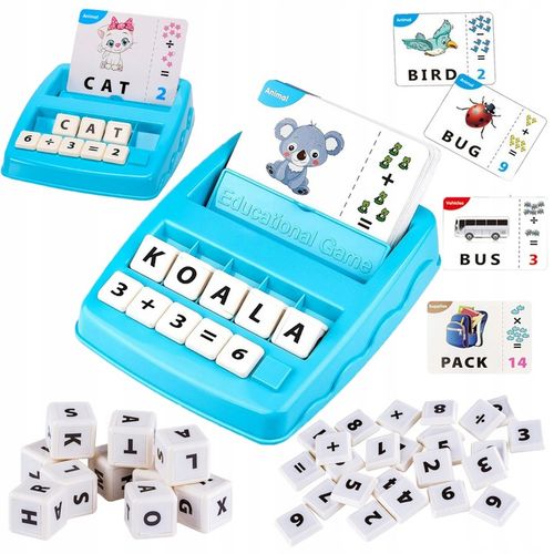 GRA EDUKACYJNA NAUKA SŁÓW LICZENIA ANGIELSKIEGO PREZENT DLA 4 5 6 7 LATKA na Arena.pl