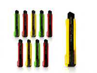 10X PROFESJONALNY NÓŻ DO TAPET TAPICERSKI TAPECIAK 18 MM ŁAMANE OSTRZE