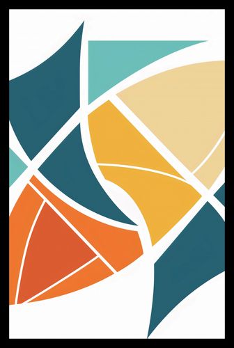 Plakat 53x81cm Geometria Wiatru na Arena.pl