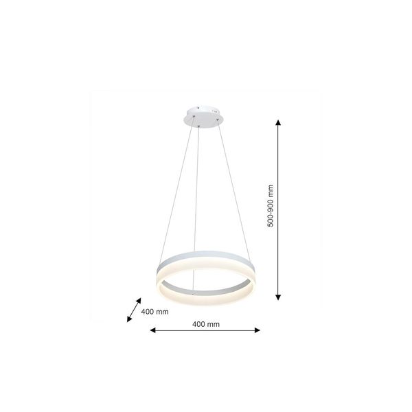 LAMPA WISZĄCA RING 24W LED zdjęcie 6