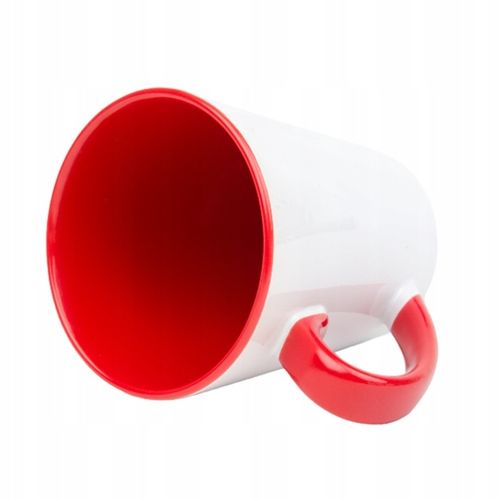 KUBEK Latte Czerwono Biały BĘDĘ CIĘ WKURWIAĆ DO KOŃCA Prezent Na WALENTYNKI na Arena.pl