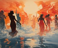 Plakat 60x50cm Taneczny Żar