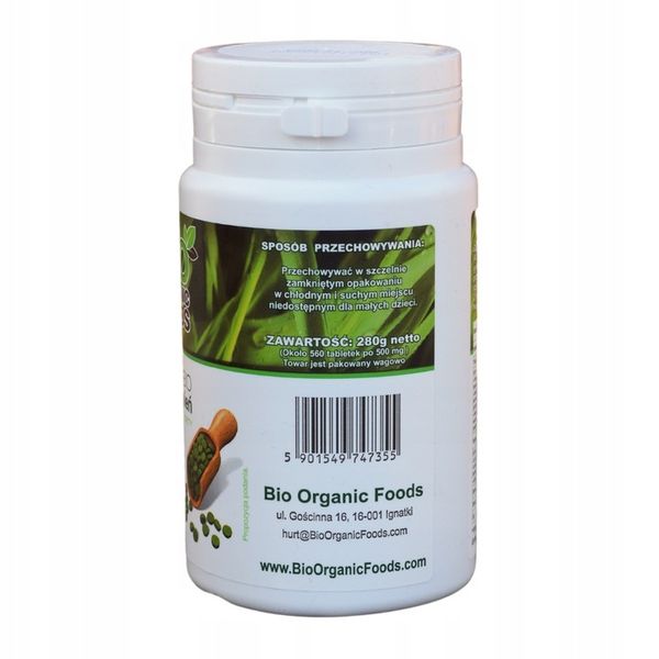 BIO Młody Jęczmień 280g TABLETKI suplement diety zdjęcie 2