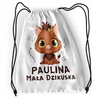 Plecak Sportowy Szkolny Dla Pauliny Córki Dziecka Z Nadrukiem Ze Zdjęciem