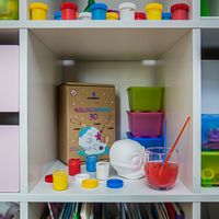 Kolorowanka 3D Wieloryb Figurka gipsowa + farby