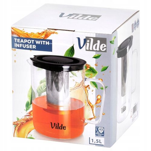 Zaparzacz DZBANEK Z ZAPARZACZEM sitkiem imbryk parzenia herbaty ziół 1,5L na Arena.pl