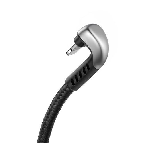 Kabel Kątowy Lightning Baseus U-Shaped 1M 2.4A (Czarny) na Arena.pl