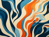 Plakat 65x50cm Oceaniczne Fale