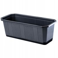 KADAX Skrzynka Doniczka Balkonowa 40cm Grafitowa