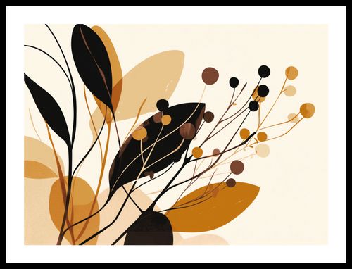Plakat 55x40cm Jesienne Sylwety na Arena.pl