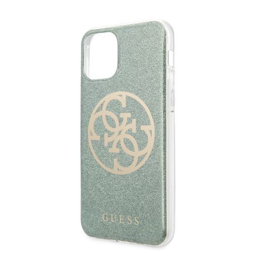 Guess Circle Glitter 4G - Etui iPhone 11 (khaki) na Arena.pl