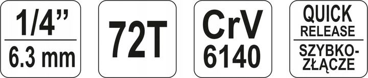 YATO GRZECHOTKA WYGIĘTA 1/4cal zdjęcie 3