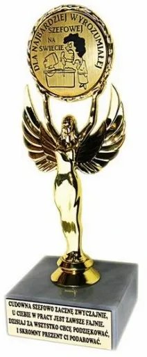 STATUETKA PREZENT DLA SZEFOWEJ zdjęcie 1