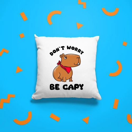 Don`t worry be Capy - poduszka na prezent na Arena.pl