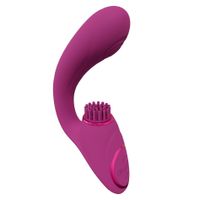 gen   rechargeable triple action g spot vibrator with pulse wave  and