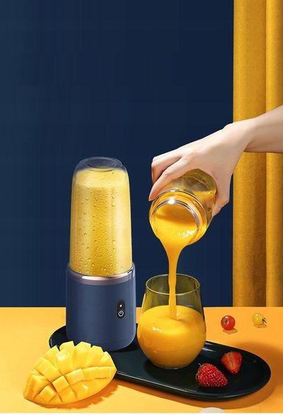 BLENDER KIELICHOWY PRZENOŚNY BEZPRZEWODOWY KEMPING 400ML 2 KUBKI zdjęcie 12