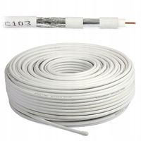 KABEL PRZEWÓD ANTENOWY KONCENTRYCZNY 6.8mm LTE HD 4K - 50m