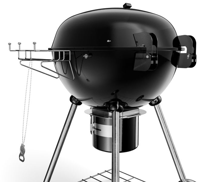 Gril ogrodowy węglowy KOLER EMBER C2 z termometrem duży okrągły popielnik zdjęcie 10