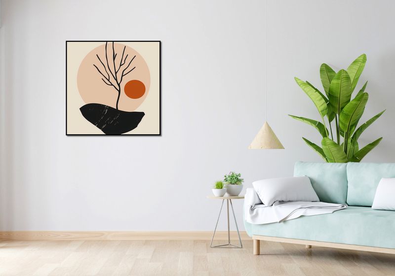 Plakat 80x80cm Nagie Drzewo zdjęcie 4