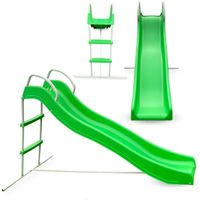 Zjeżdżalnia ogrodowa HyperMotion dla dzieci ze ślizgiem 183 cm zielona