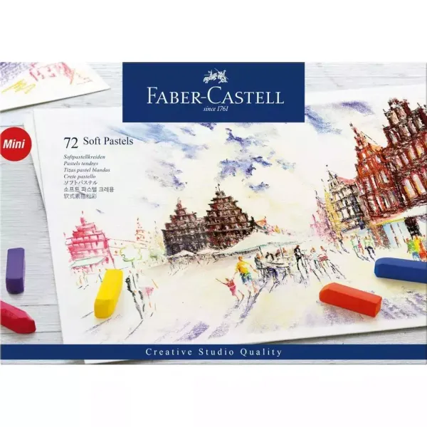 Pastele suche CS mini 72 kolory FABER CASTELL zdjęcie 1