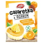 Galaretka z Agarem o Smaku ananas-pomarańczowy bez Glutenu Celiko, 45g