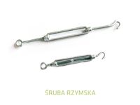 ŚRUBA RZYMSKA DO NACIĄGU DO MONTAŻU ŻAGLI OGRODOWYCH