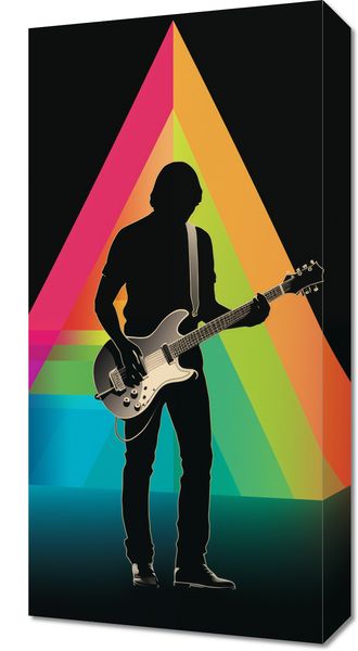 Obraz 30x60cm Pryzmat przez Gitarę zdjęcie 1