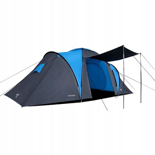 Turystyczny Namiot Kempingowy Duży Z 2 Wejściami 2 Sypialnie 6 osób SOLIDNY na Arena.pl