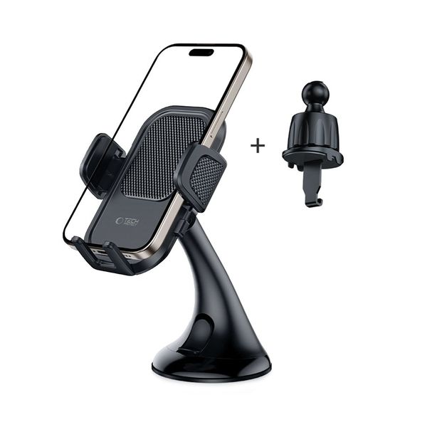 TECH-PROTECT V8 UNIVERSAL DASHBOARD UNRG & VENT CAR MOUNT BLACK zdjęcie 2
