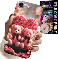 ETUI DO IPHONE SE / SE2 - RODZINKA RÓŻANYCH MISIÓW SERCE + SZKŁO