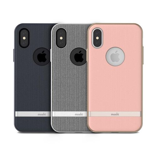 Moshi Vesta - Etui iPhone X (Herringbone Gray) na Arena.pl