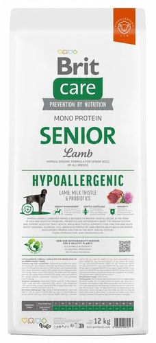 BRIT CARE Hypoallergenic Senior Lamb 12kg na Arena.pl