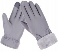 Rękawiczki Damskie Ciepłe na Misiu