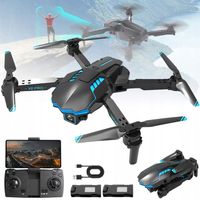 DRON ZDALNIE STEROWANY 2 KAMERY 1080P HD REGULOWANY 120° + PILOT + 2XAKU