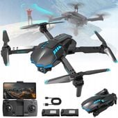 DRON ZDALNIE STEROWANY 2 KAMERY 1080P HD REGULOWANY 120° + PILOT + 2XAKU