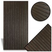 Panele Lamele Ścienne sufitowe Lamel 100x50cm 0,5m2 Czarno-Brązowe CZ-Czer