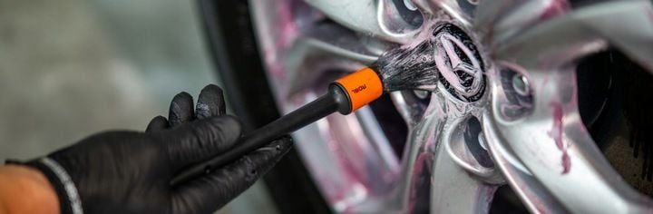 ADBL Round Detailing Brush Zestaw 3 Pędzelków Do Czyszczenia Samochodu Auta zdjęcie 8