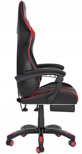 FOTEL GAMINGOWY CYBER CHAIRS X-POWER RED - BIUROWY na Arena.pl