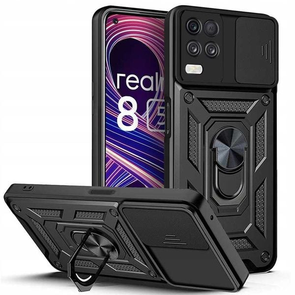 Spacecase Camring Realme 8 5G Black zdjęcie 4