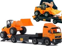 Volvo ciężarówka laweta+koparka 90cm 36803