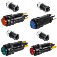 Lampki kontrolne 12V 2W BA9s 4 kolory kontrolki uniwersalne na wsuwki Ursus