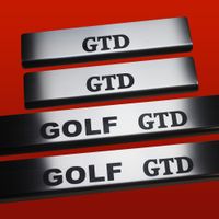 Listwa progowa VOLKSWAGEN GOLF MK7 Stal nierdzewna 304 mat 4szt